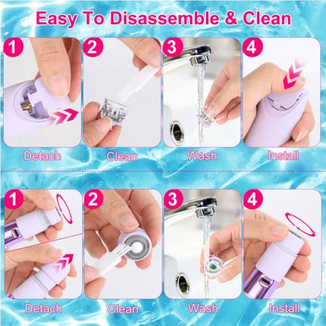 2-in-1 Bikini Body Shaver - Cordless Electric Trimmer