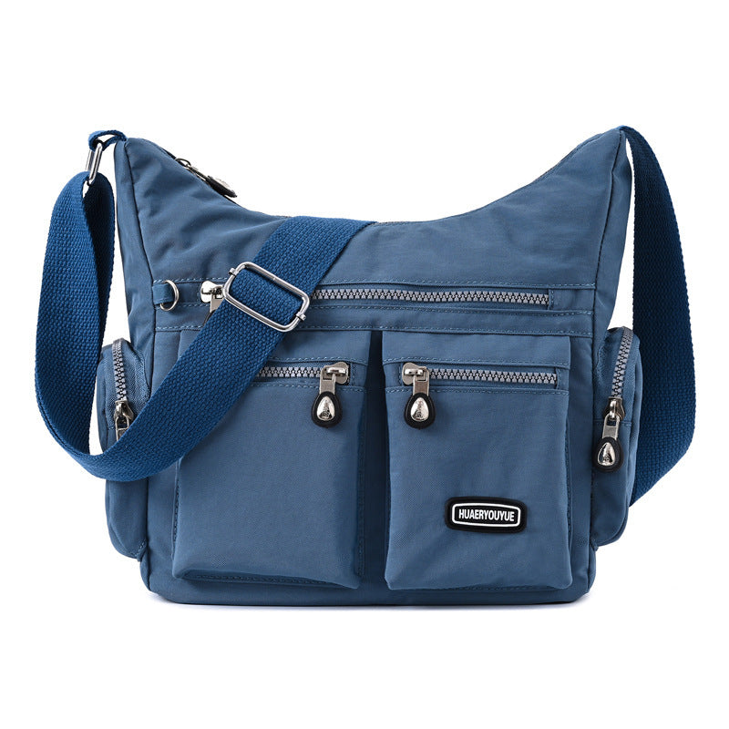 Women's Waterproof Crossbody Bag - Multiple Pockets
