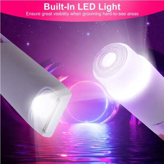 2-in-1 Bikini Body Shaver - Cordless Electric Trimmer