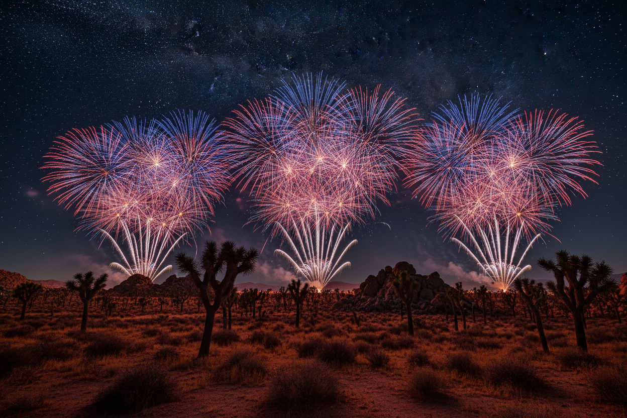 Barstow CA Annual July Fireworks spectacular