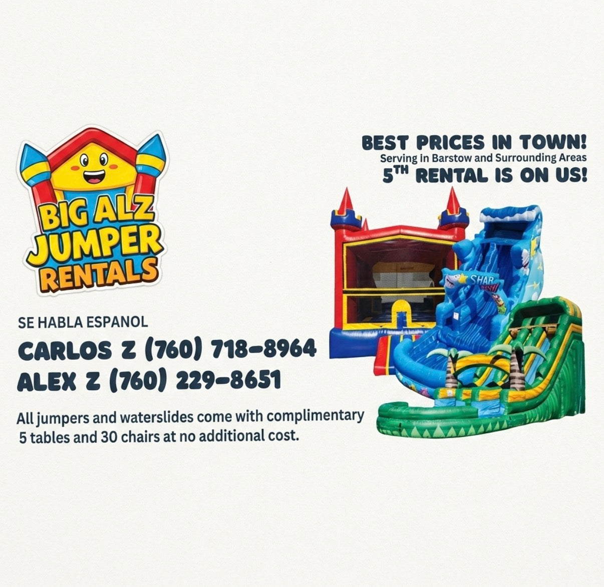Barstow Ca BIG ALZ RENTALS