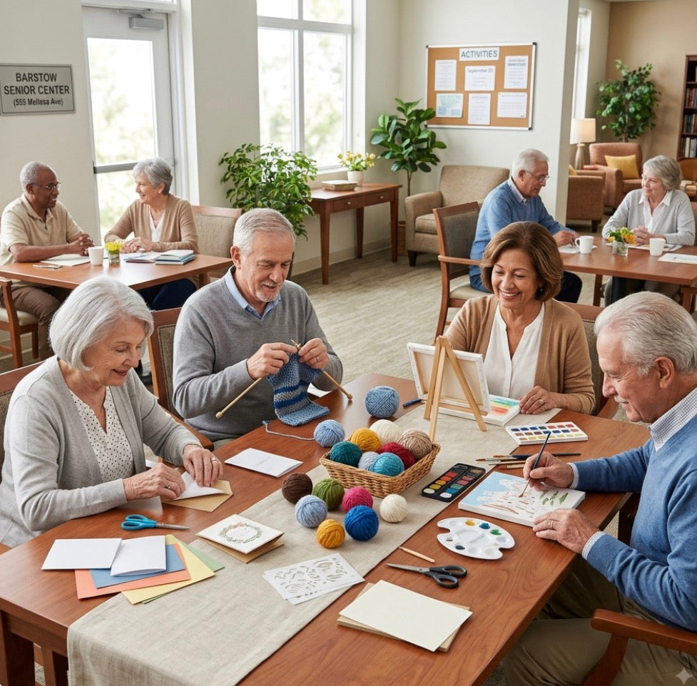 Barstow Ca Senior Center Crafting Group