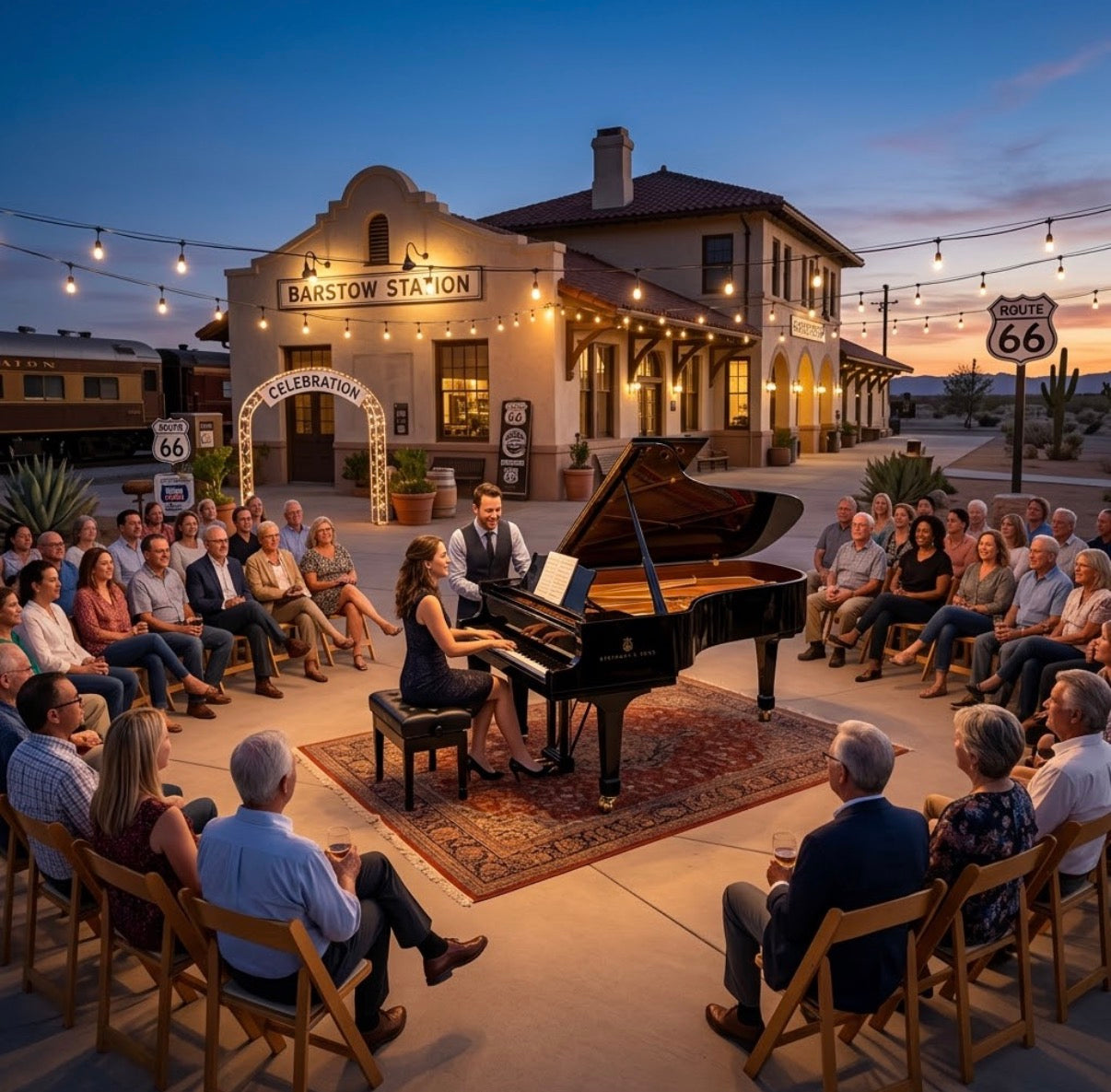 Barstow Ca Route 66 Centennial Piano Showcase