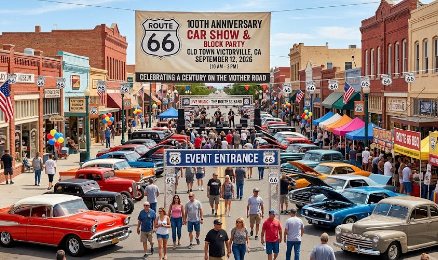 Victorville Ca Route 66 100th Car Show
