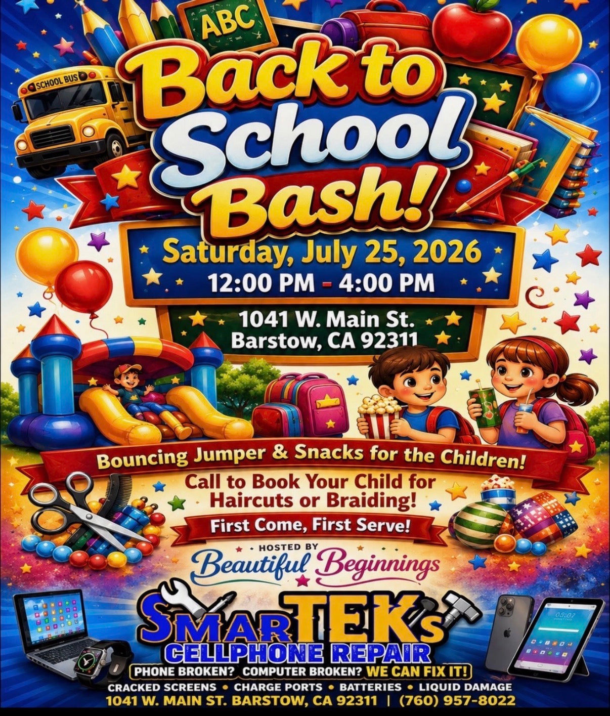 Barstow Ca Back To School Bash