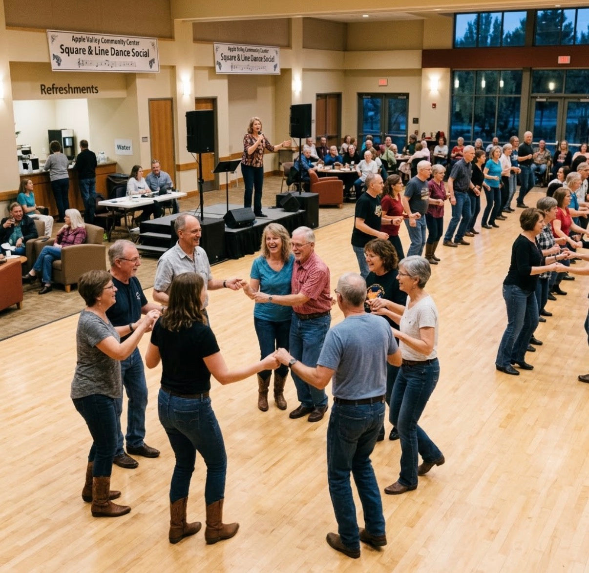 Apple Valley Ca Square & line Dance Social