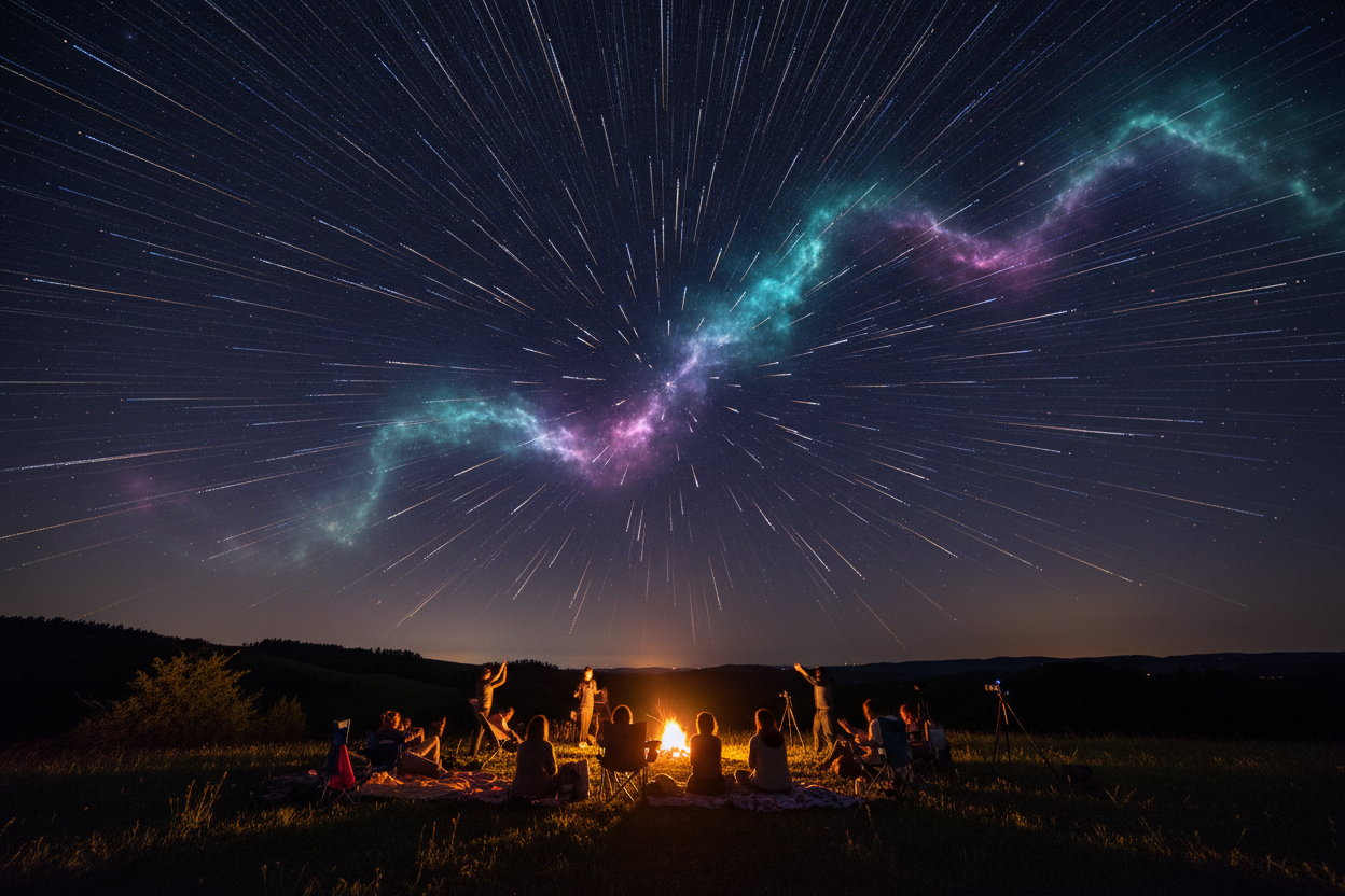 Barstow Ca Perseid Meteor Shower Night