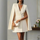 Cape Blazer Dress