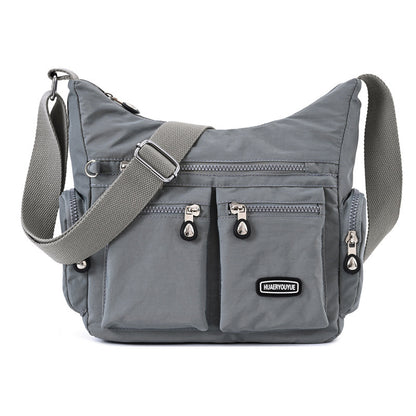 Women's Waterproof Crossbody Bag - Multiple Pockets