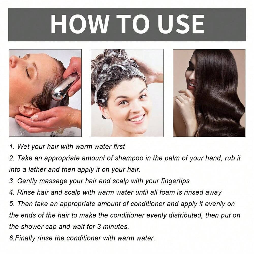 Onion Shampoo & Conditioner Set - Hair Growth Formula with Onion Extract & Vitamin E