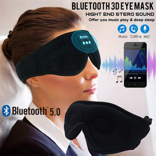 Wireless Bluetooth Sleep Eye Mask - Music & Blackout
