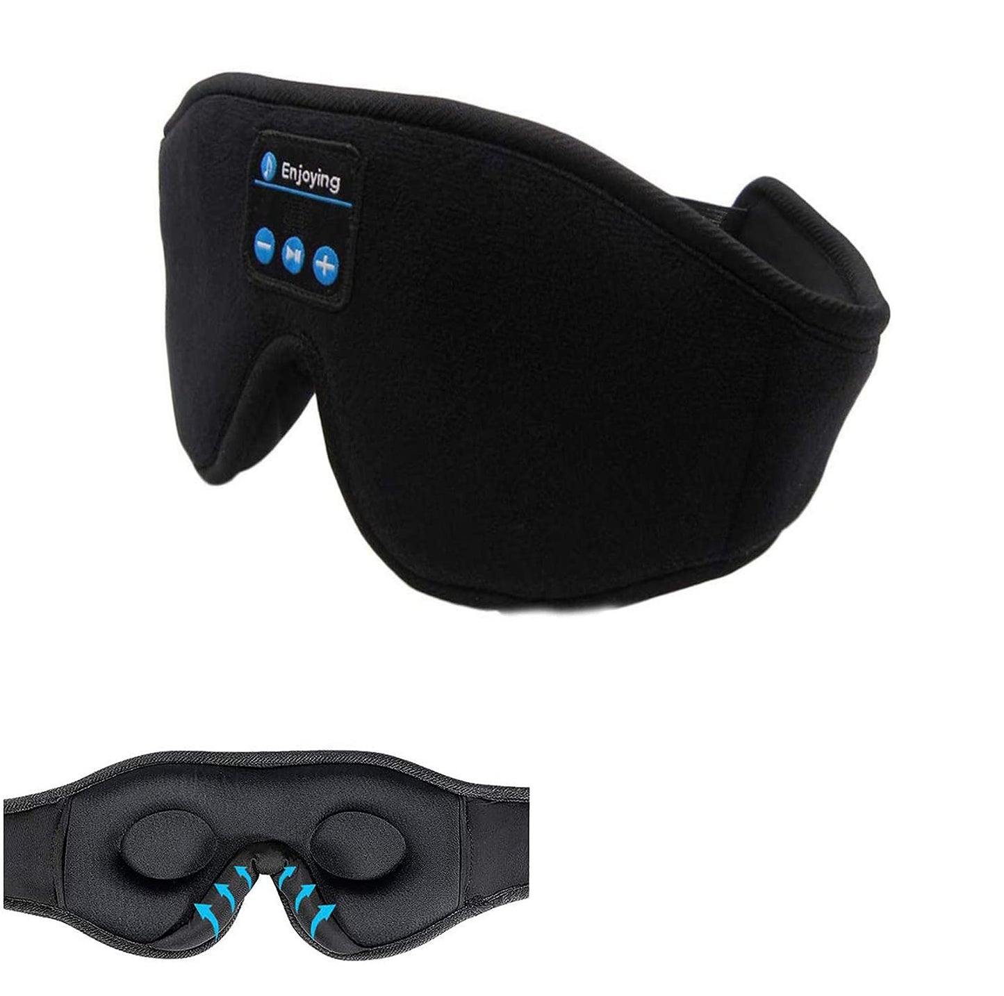 Wireless Bluetooth Sleep Eye Mask - Music & Blackout