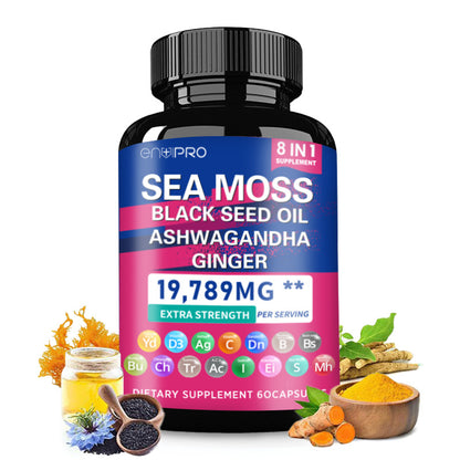 Sea Moss Capsules - Premium Irish Sea Moss Supplement