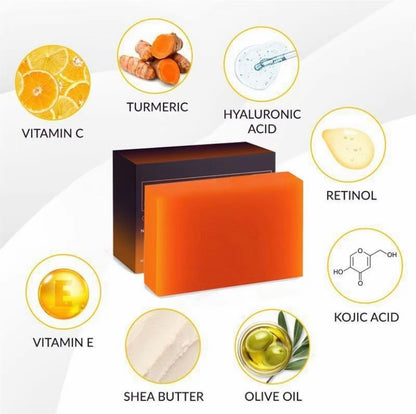 Organic Turmeric & Kojic Acid Soap - Hyperpigmentation Treatment