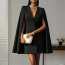 Cape Blazer Dress