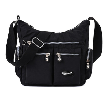 Women's Waterproof Crossbody Bag - Multiple Pockets