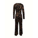 Elegant V-Neck Jumpsuit