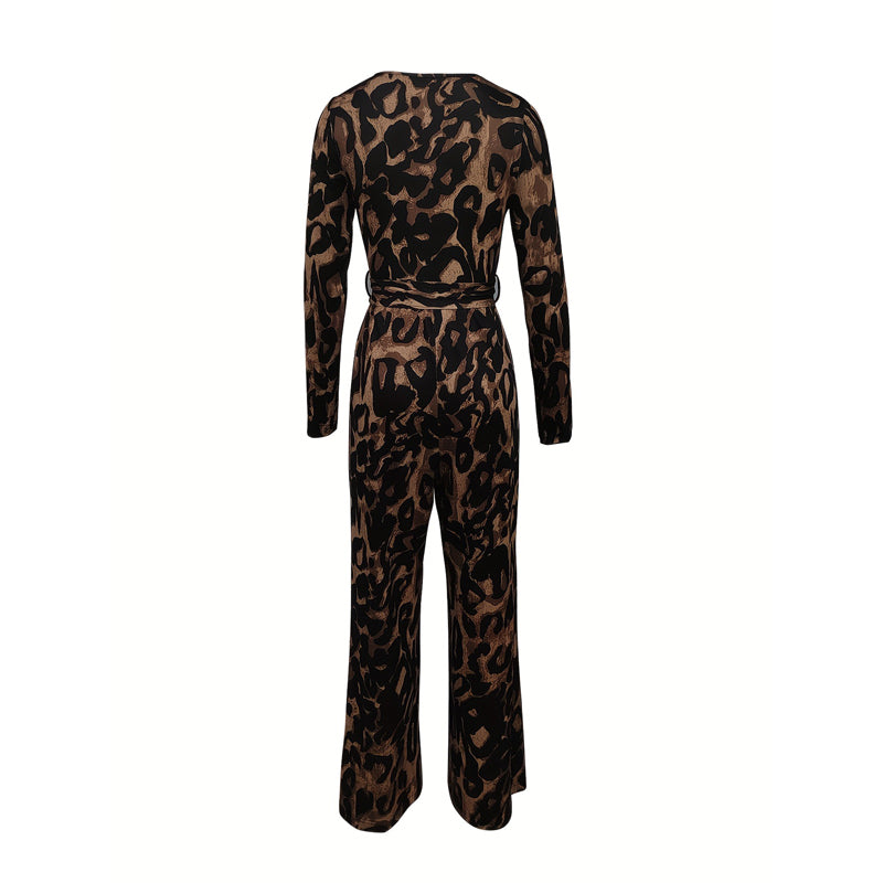 Women's Elegant V-Neck Jumpsuit