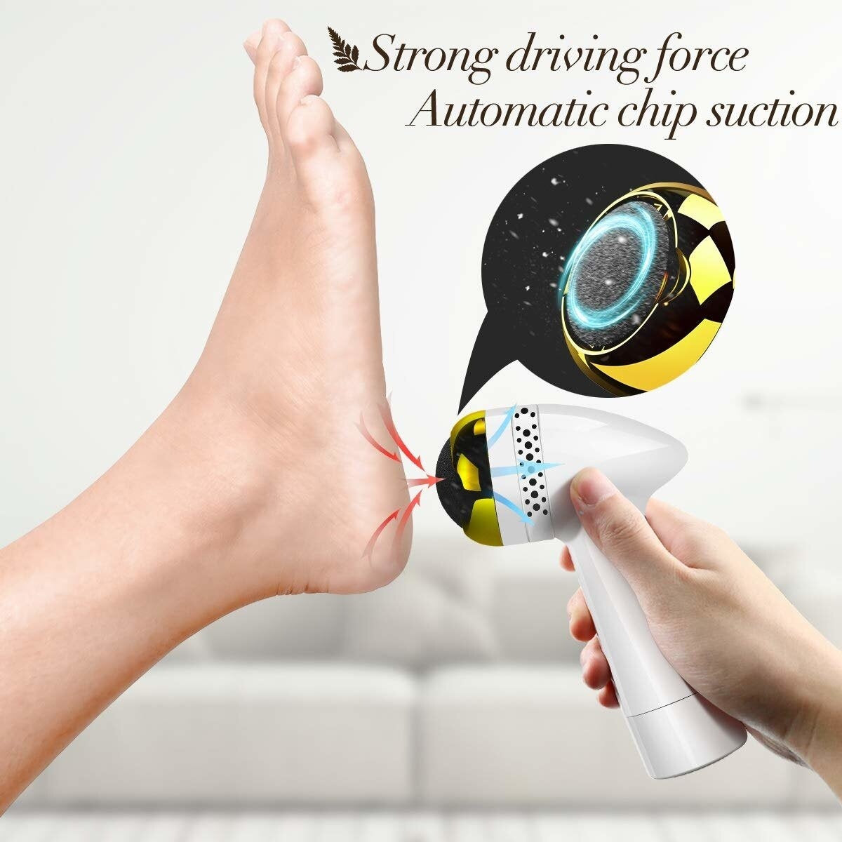 Electric Foot Grinder - Callus Remover & Dead Skin Exfoliator