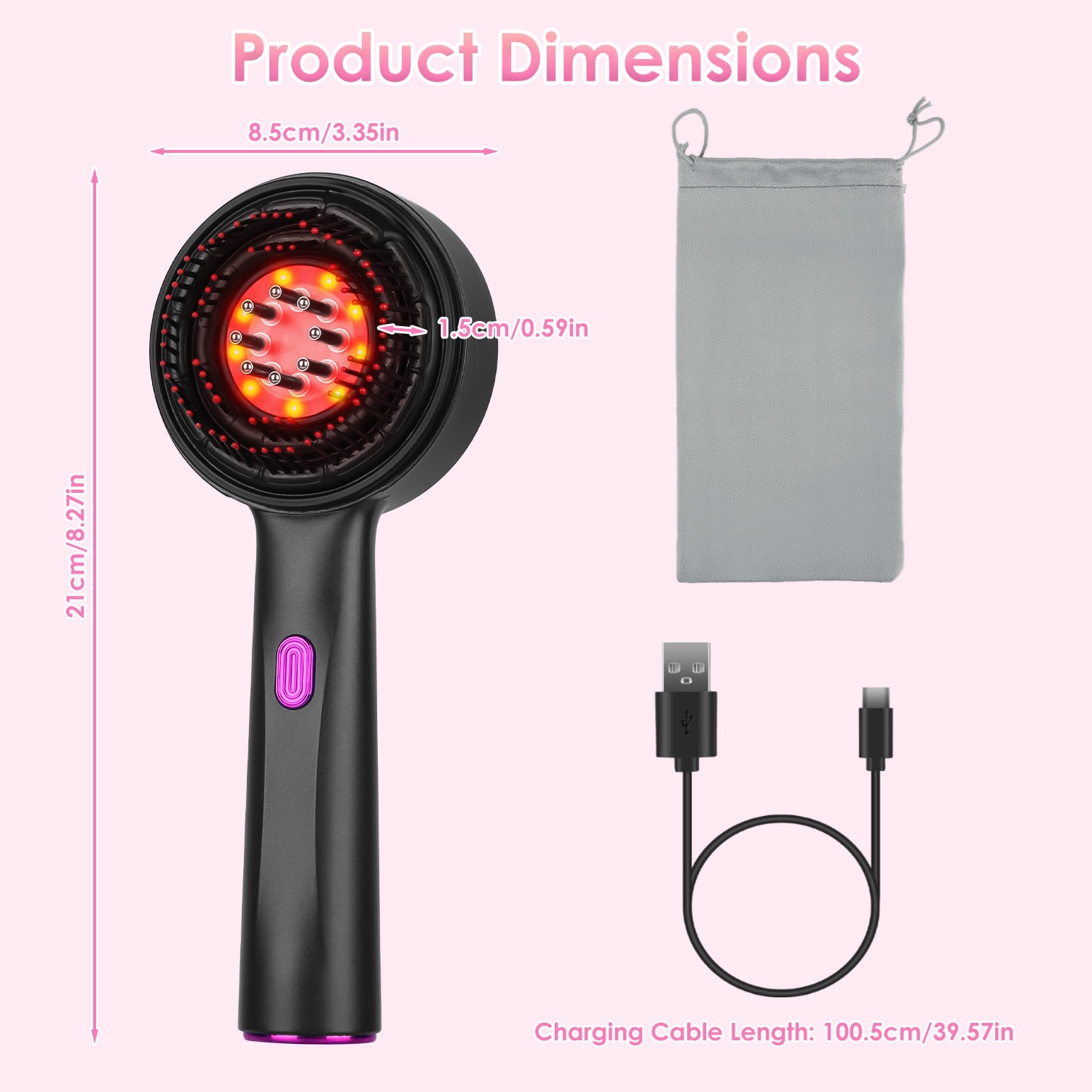 Red Light Scalp Massager