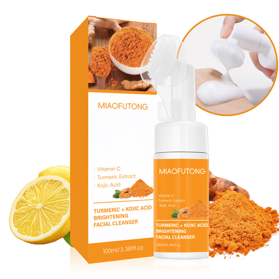 Turmeric Cleansing Mousse - Brightening Facial Cleanser
