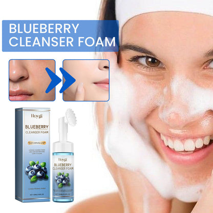 Blueberry Cleansing Mousse - Brightening Facial Foam