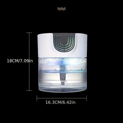 Air Purifier with LED Night Light - Essential Oil Diffuser