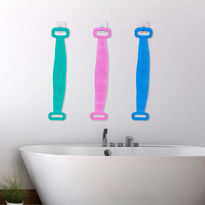 Silicone Back Scrubber Belt - Exfoliating Shower Brush
