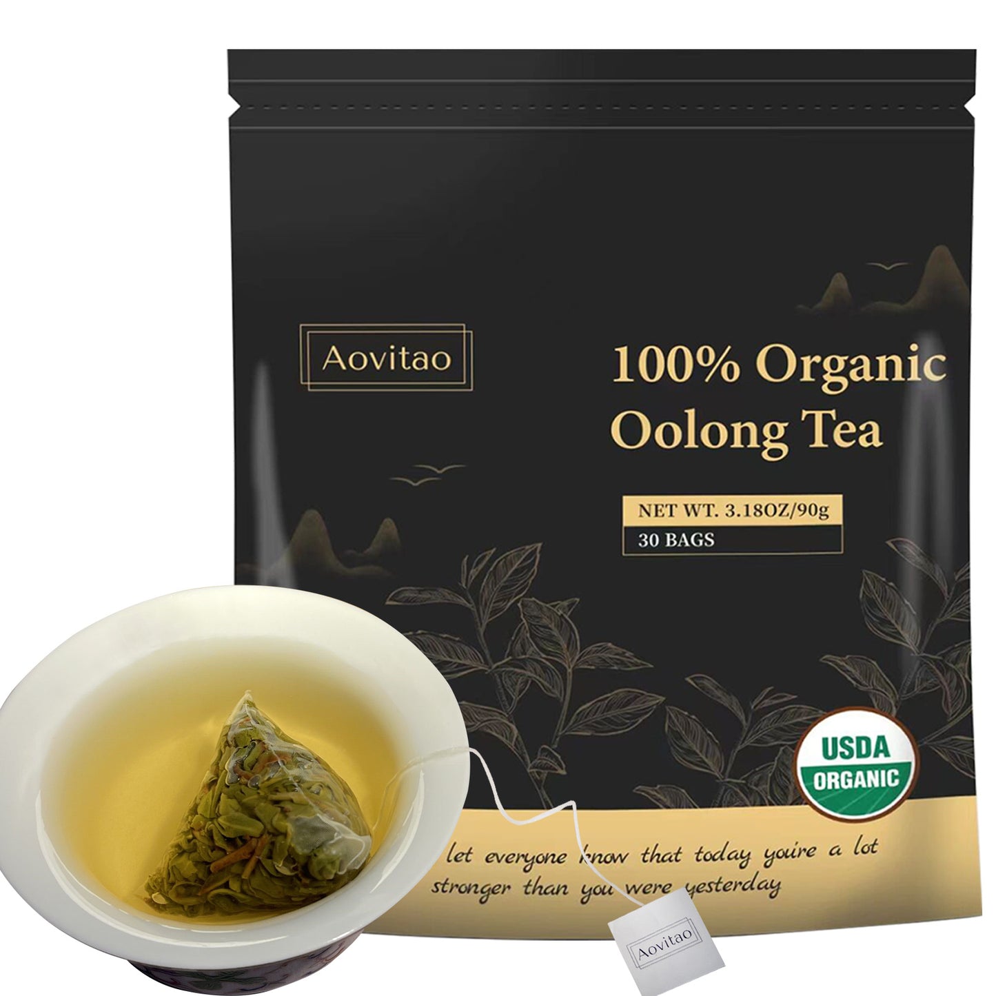 Detox Cleanse Tea - Organic Herbal Oolong Tea Bags