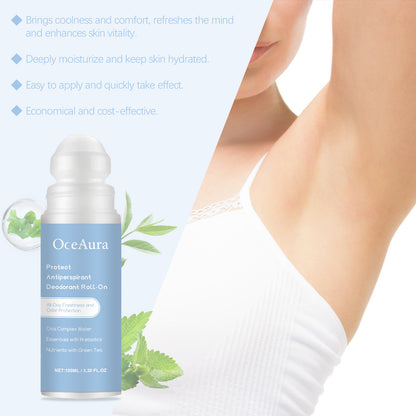 OceAura Underarm Deodorant Pearls - Long-Lasting Natural Body Odor Protection