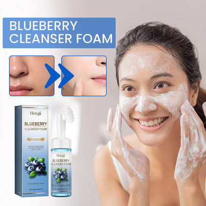 Blueberry Cleansing Mousse - Brightening Facial Foam