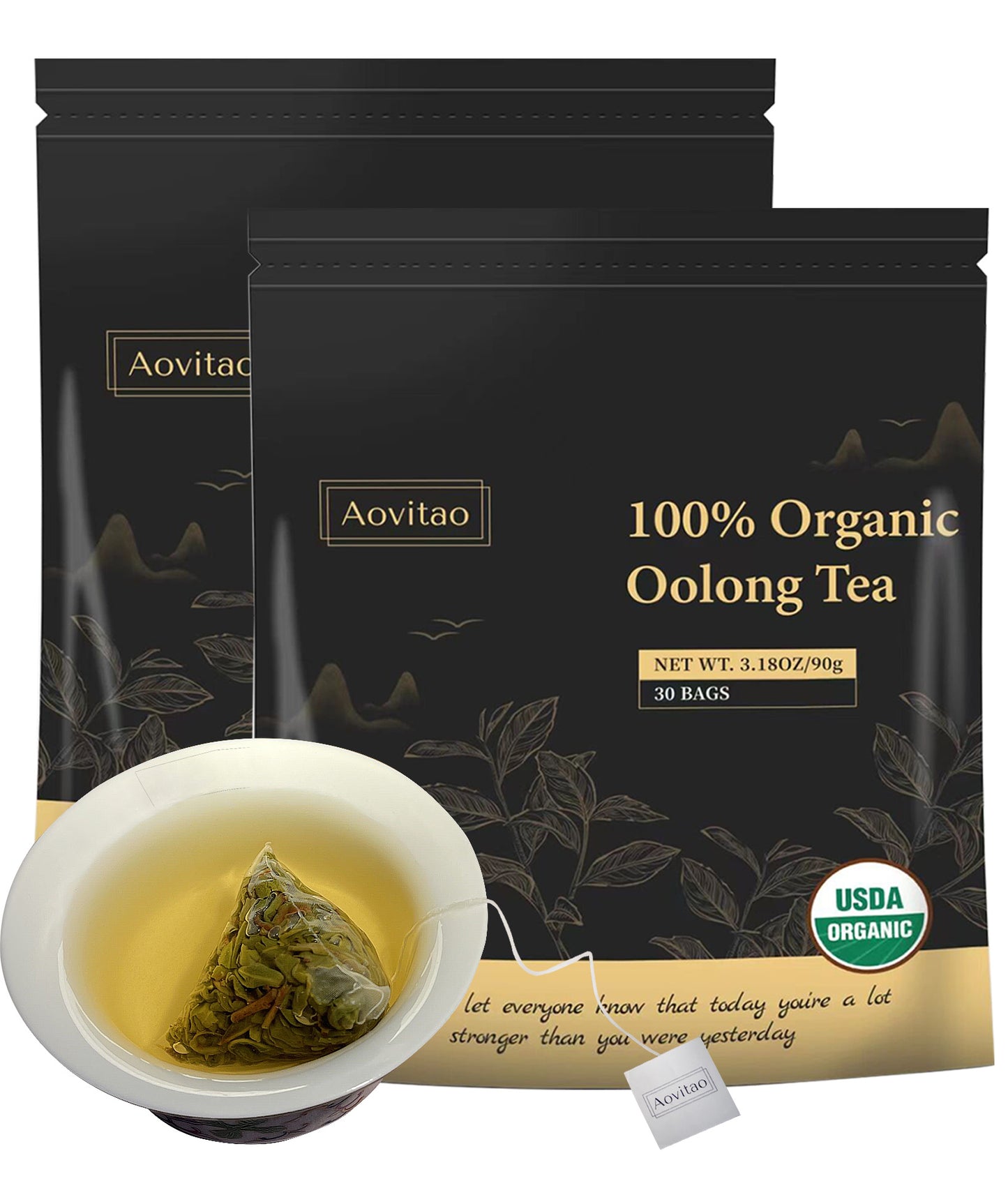 Detox Cleanse Tea - Organic Herbal Oolong Tea Bags