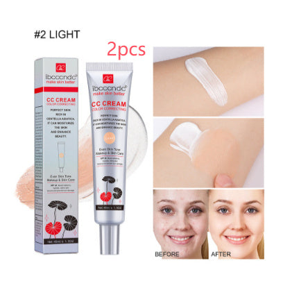 Moisturizing CC Cream - Waterproof Concealer Makeup