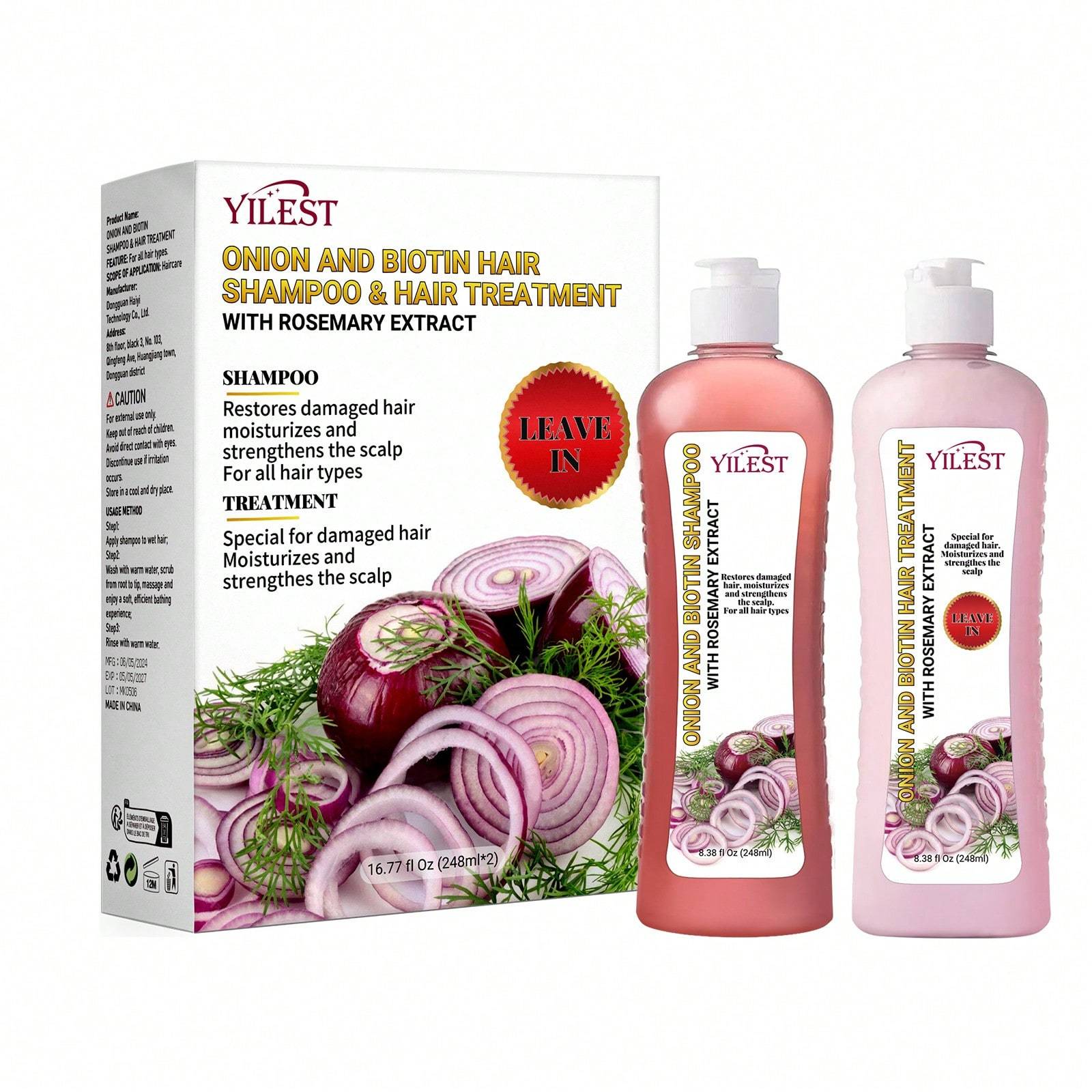 Onion Shampoo & Conditioner