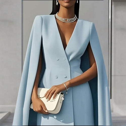 Cape Blazer Dress