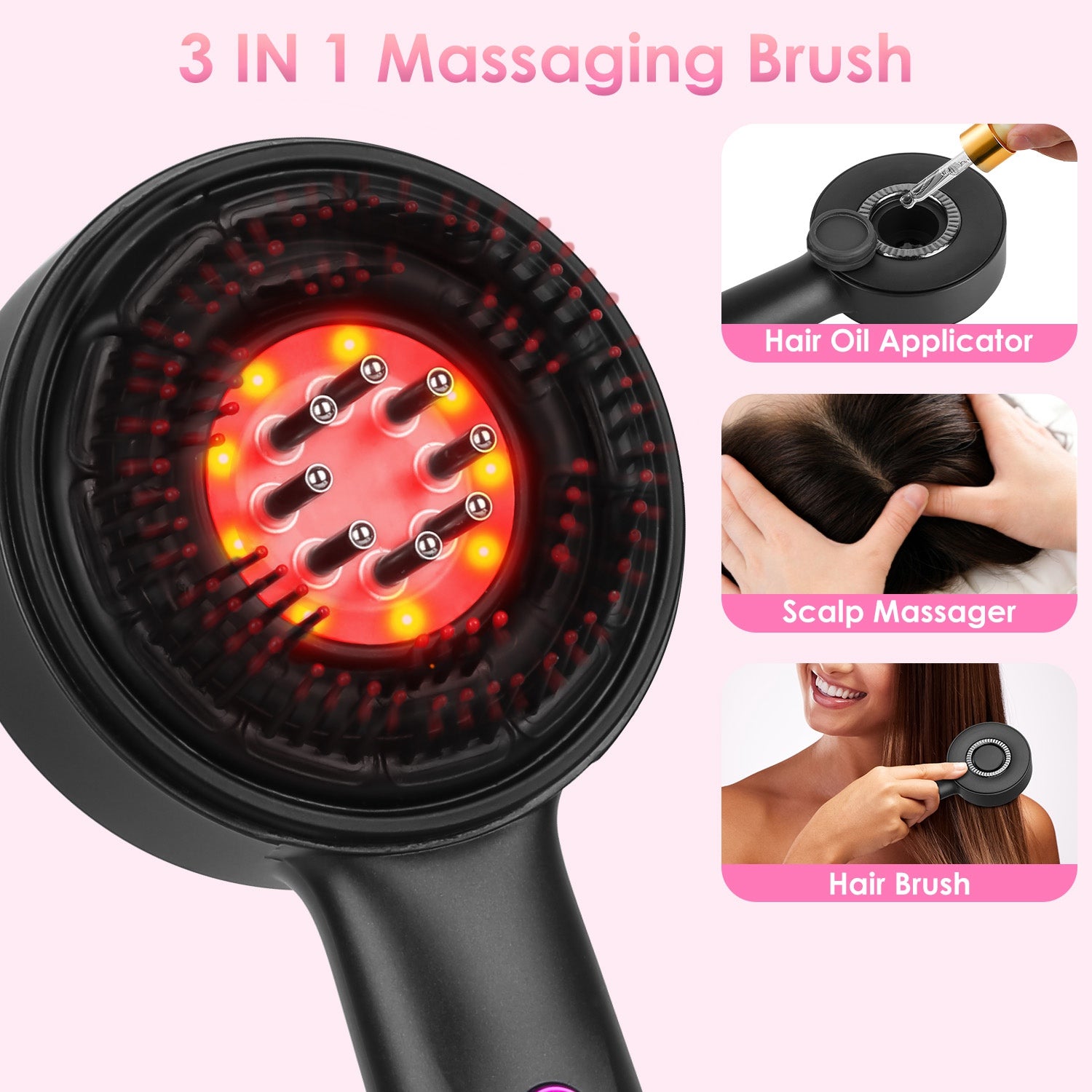 Red Light Scalp Massager
