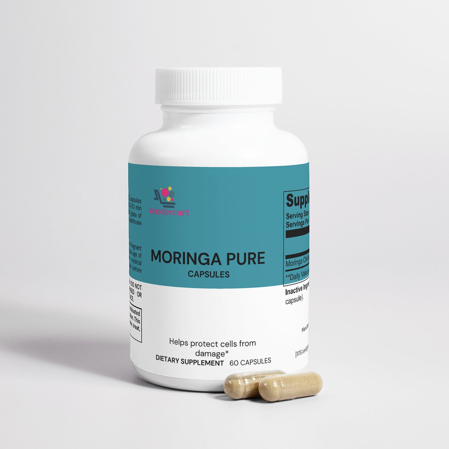 Premium Moringa Oleifera Capsules - Natural Superfood