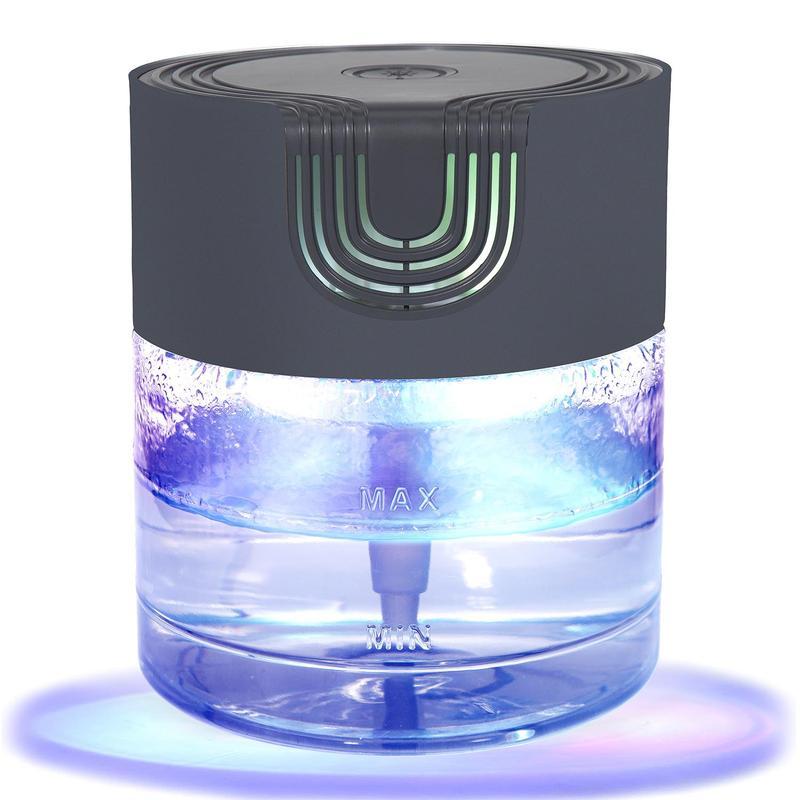 Air Purifier with LED Night Light - Essential Oil Diffuser