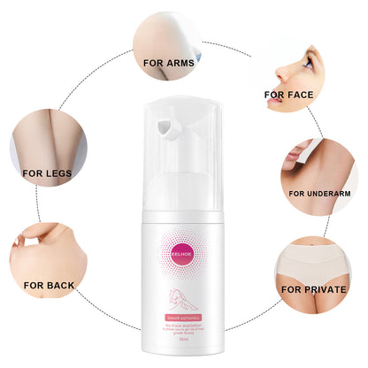 Hair Removal Spray - Gentle Depilatory Foam Mousse