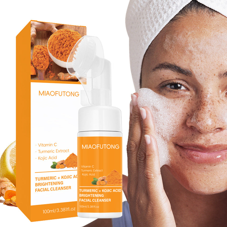 Turmeric Cleansing Mousse - Brightening Facial Cleanser