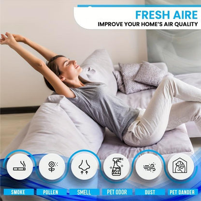 Air Purifier with LED Night Light - Essential Oil Diffuser