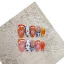 3D Grapefruit Press-On Nails