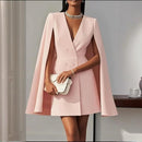 Cape Blazer Dress