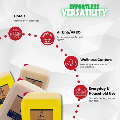 Roomsium Olive Hair Conditioner - 1.3 Gallon Bulk Refill - Paraben Free, Gluten Free & Cruelty Free