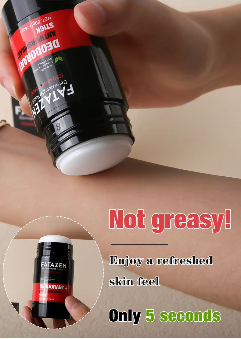 Natural Herbal Deodorant Stick - Vegan Antiperspirant with Cedar & Red Sage