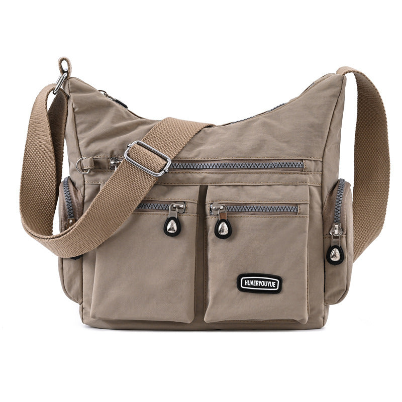 Women's Waterproof Crossbody Bag - Multiple Pockets