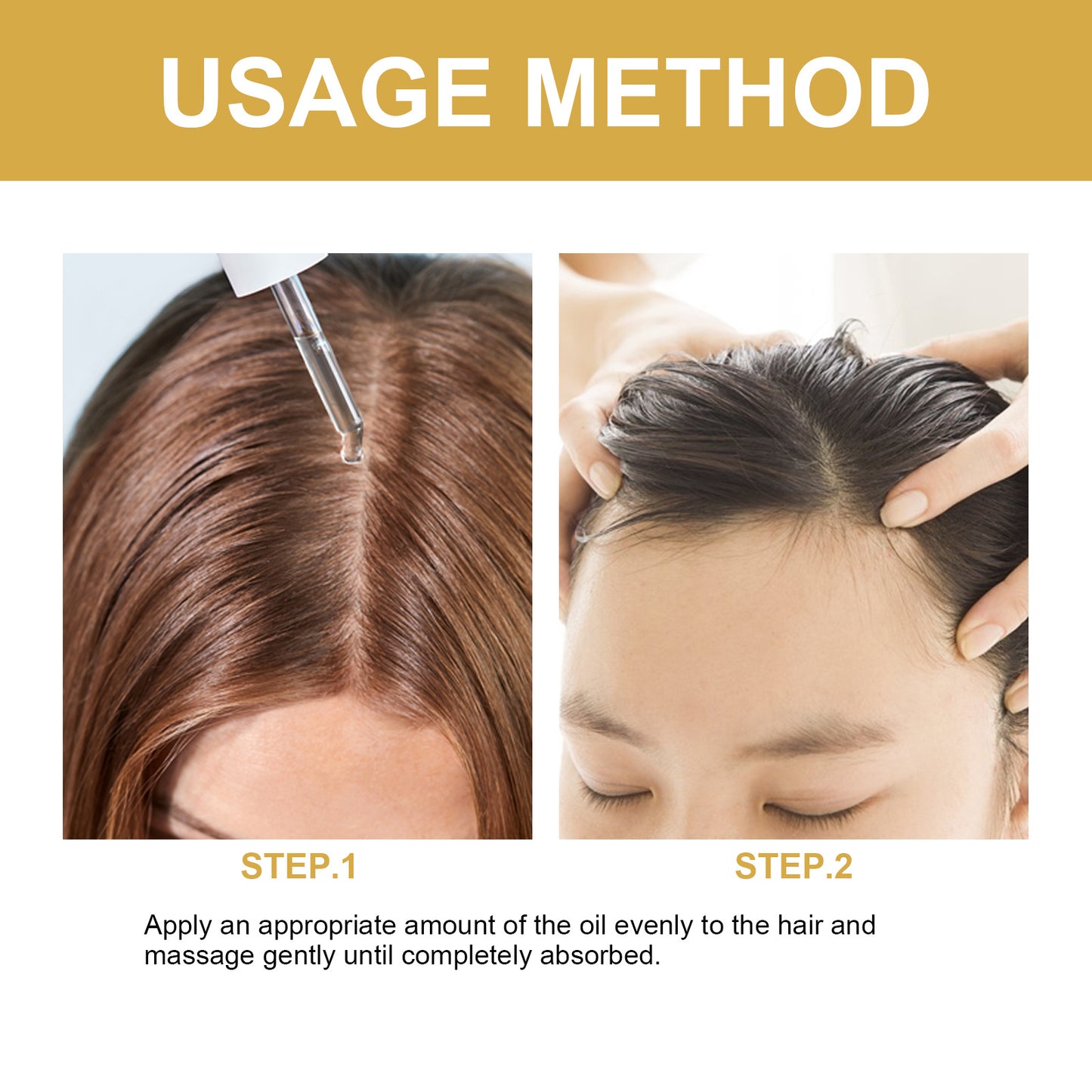 Rosemary Hair Treatment Oil - Scalp Cleansing & Repair for Dry Frizzy Hair