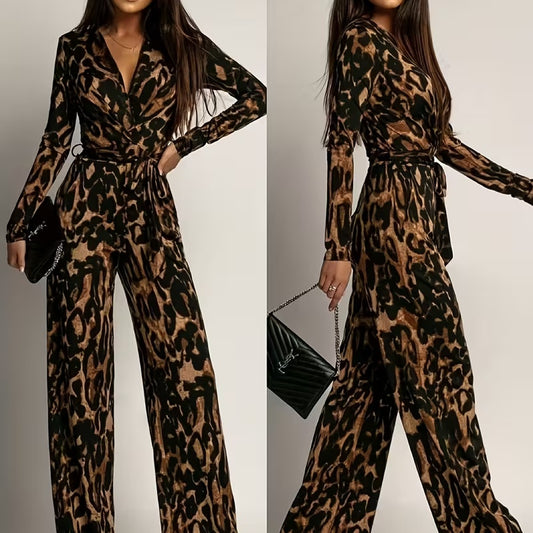Women's Elegant V-Neck Jumpsuit