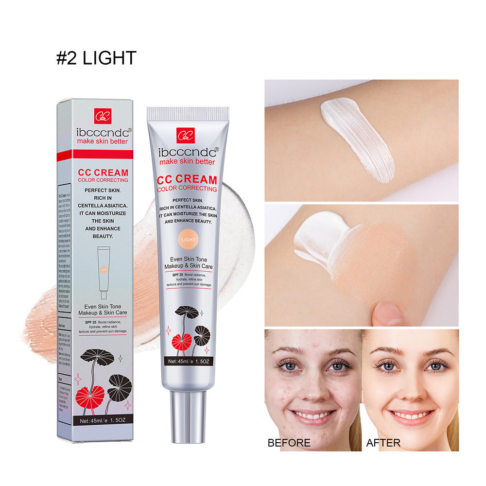 Moisturizing CC Cream - Waterproof Concealer Makeup
