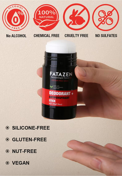 Natural Herbal Deodorant Stick - Vegan Antiperspirant with Cedar & Red Sage